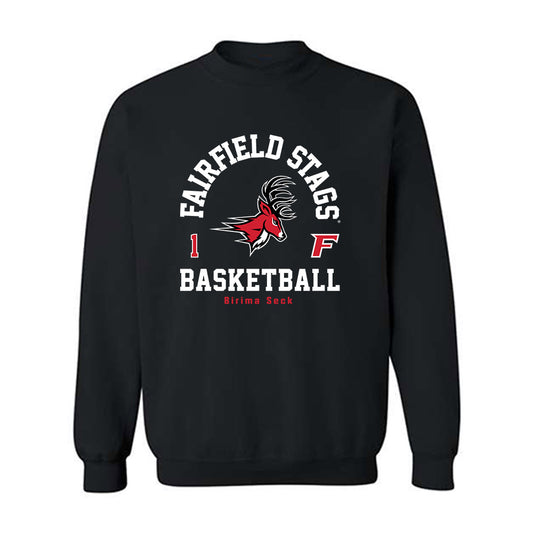 Fairfield - NCAA Men's Basketball : Birima Seck - Classic Fashion Shersey Crewneck Sweatshirt