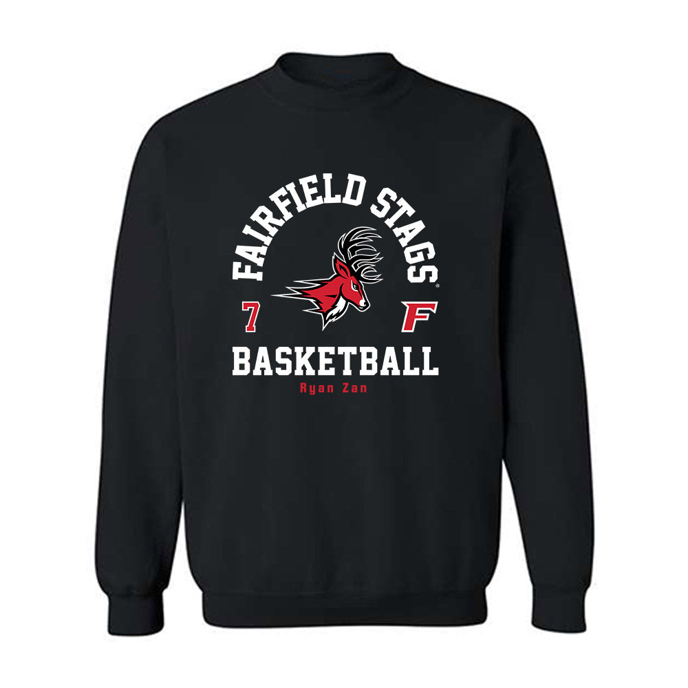 Fairfield - NCAA Men's Basketball : Ryan Zan - Classic Fashion Shersey Crewneck Sweatshirt-0