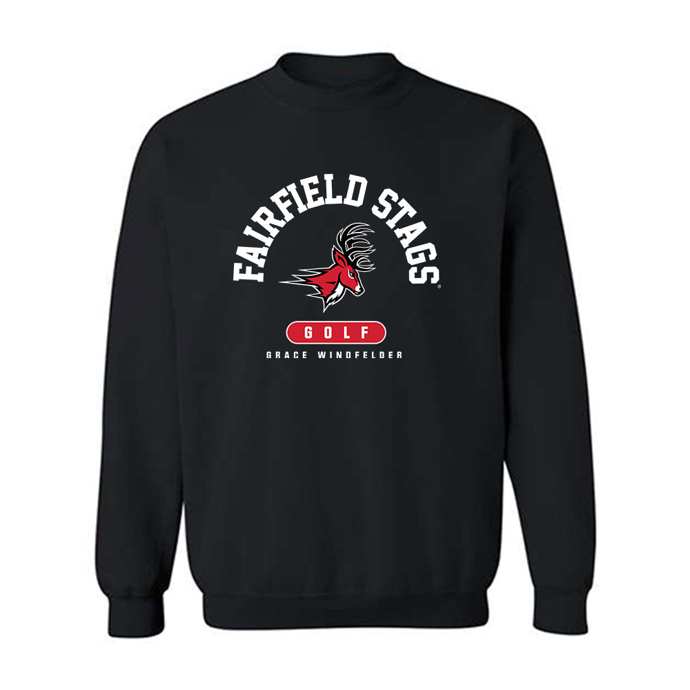 Fairfield - NCAA Women's Golf : Grace Windfelder - Classic Fashion Shersey Crewneck Sweatshirt