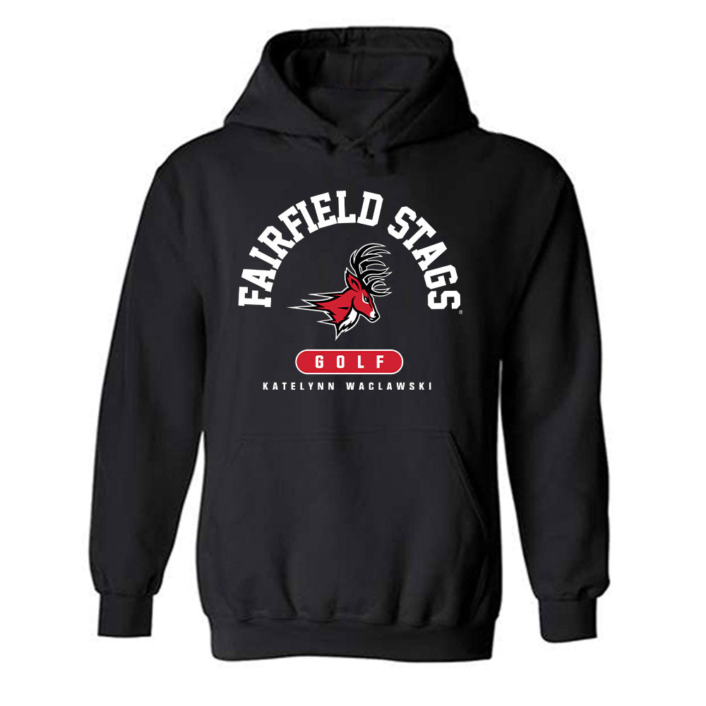 Fairfield - NCAA Women's Golf : Katelynn Waclawski - Hooded Sweatshirt Classic Fashion Shersey