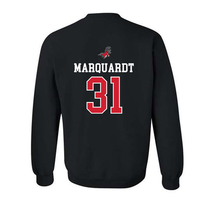 Fairfield - NCAA Women's Lacrosse : Anna Marquardt - Classic Fashion Shersey Crewneck Sweatshirt-1