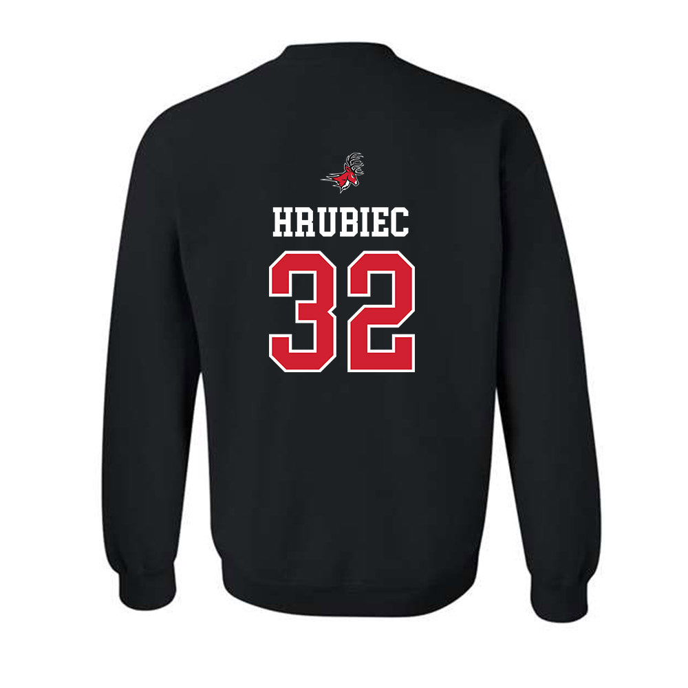 Fairfield - NCAA Men's Lacrosse : Bryce Hrubiec - Classic Fashion Shersey Crewneck Sweatshirt-1