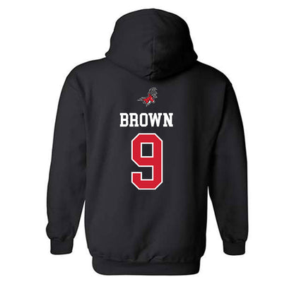 Fairfield - NCAA Men's Lacrosse : Justin Brown - Classic Fashion Shersey Hooded Sweatshirt