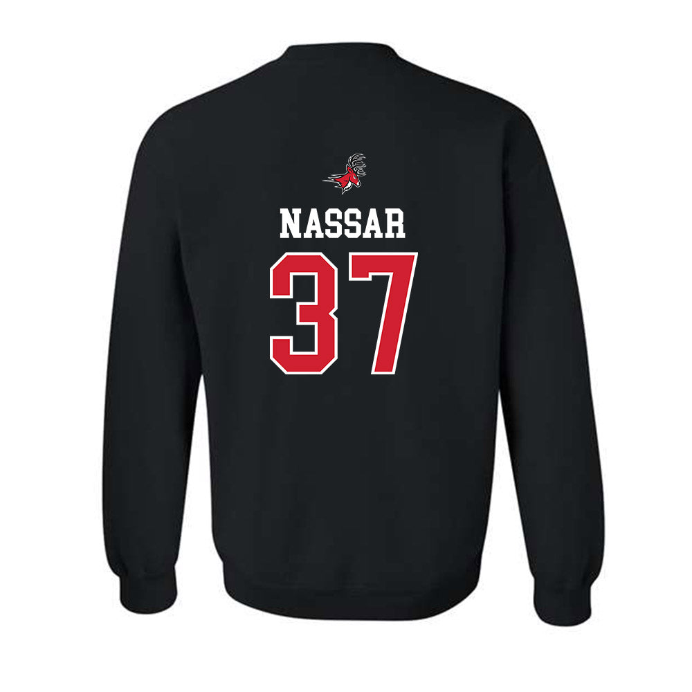 Fairfield - NCAA Men's Lacrosse : Nico Nassar - Classic Fashion Shersey Crewneck Sweatshirt