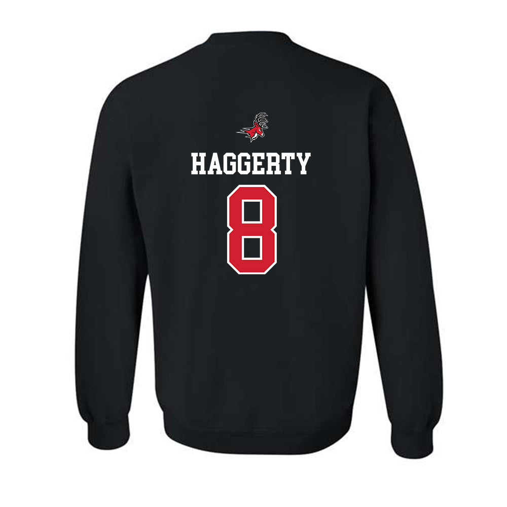 Fairfield - NCAA Women's Lacrosse : Kelly Haggerty - Classic Fashion Shersey Crewneck Sweatshirt-1