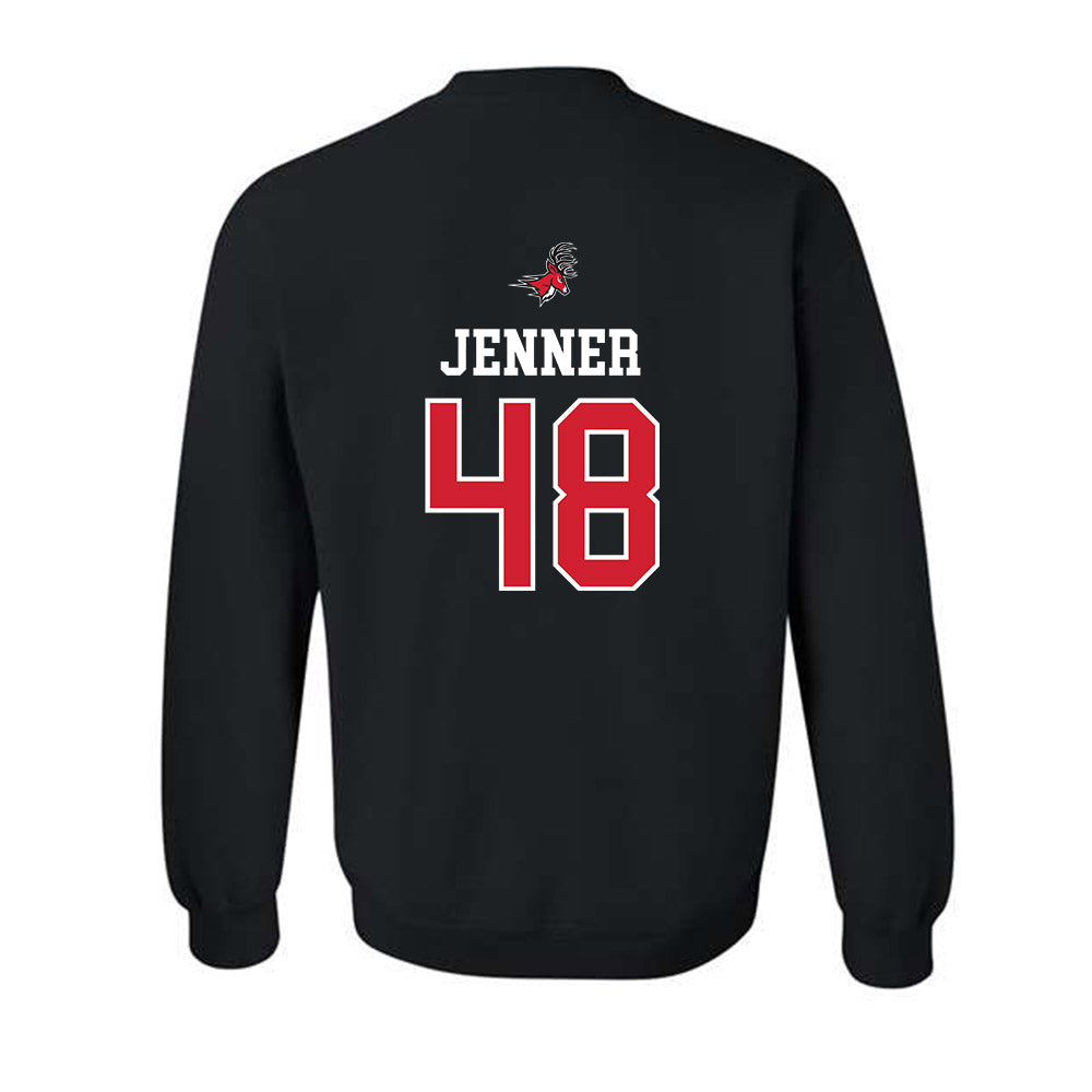 Fairfield - NCAA Men's Lacrosse : Hudson Jenner - Classic Fashion Shersey Crewneck Sweatshirt-1