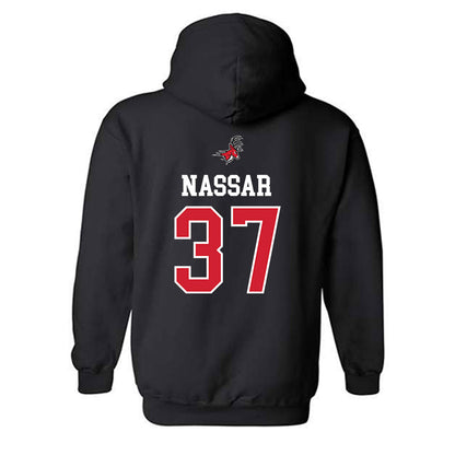 Fairfield - NCAA Men's Lacrosse : Nico Nassar - Classic Fashion Shersey Hooded Sweatshirt