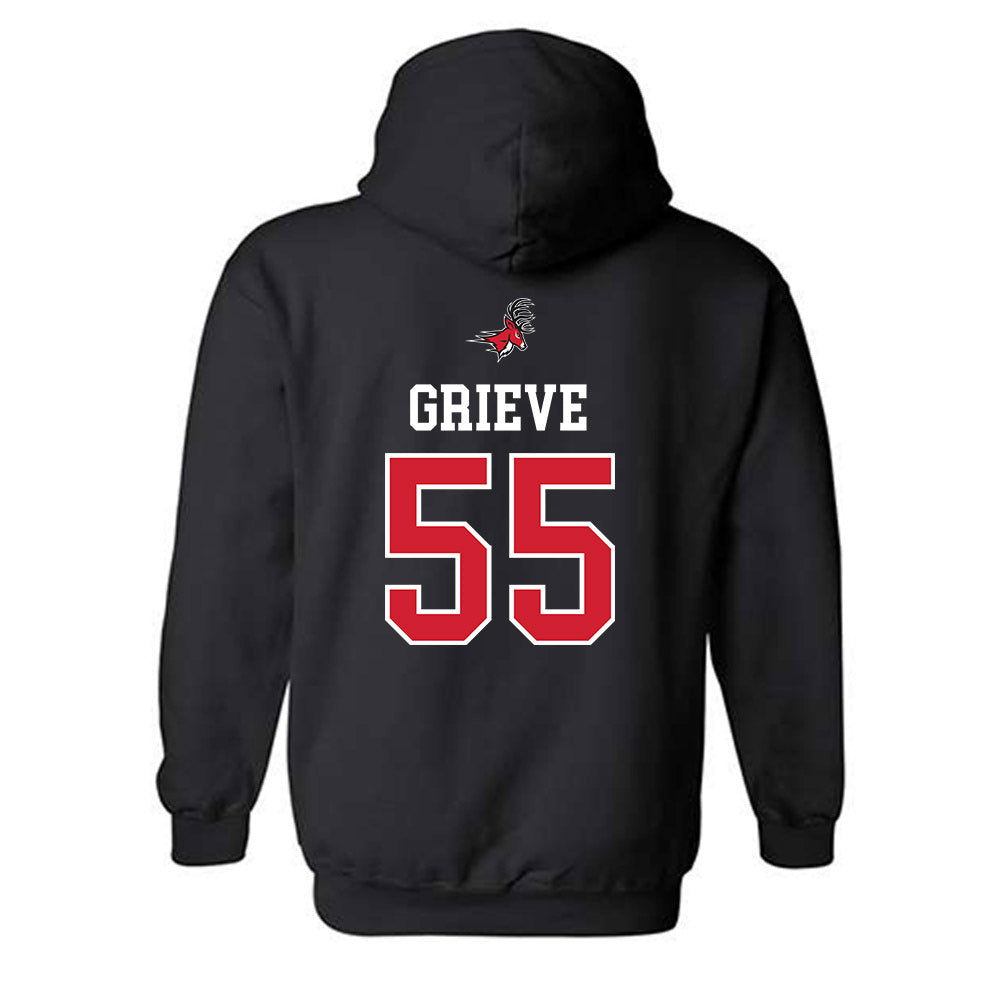 Fairfield - NCAA Men's Lacrosse : Jimmy Grieve - Classic Fashion Shersey Hooded Sweatshirt