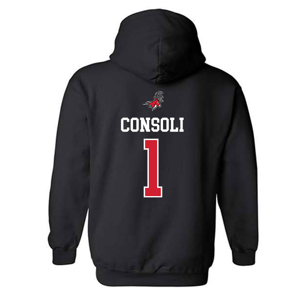 Fairfield - NCAA Men's Lacrosse : Will Consoli - Classic Fashion Shersey Hooded Sweatshirt