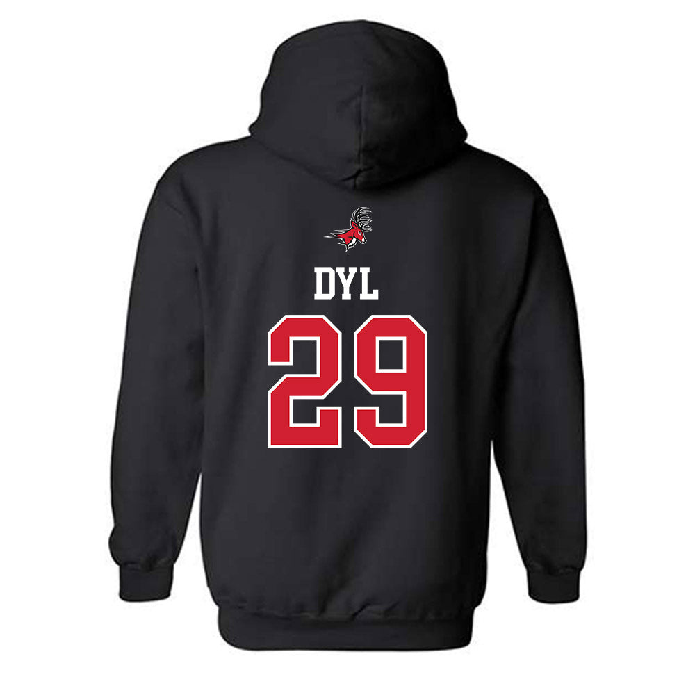 Fairfield - NCAA Men's Lacrosse : Carson Dyl - Classic Fashion Shersey Hooded Sweatshirt