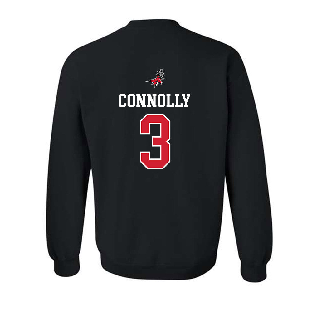 Fairfield - NCAA Men's Lacrosse : Thomas Connolly - Classic Fashion Shersey Crewneck Sweatshirt-1