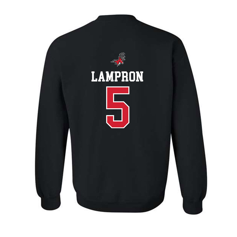 Fairfield - NCAA Men's Lacrosse : Devin Lampron - Classic Fashion Shersey Crewneck Sweatshirt-1