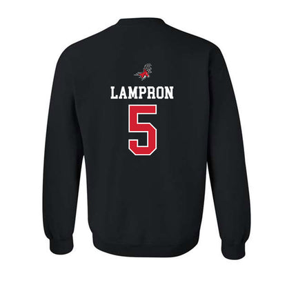 Fairfield - NCAA Men's Lacrosse : Devin Lampron - Classic Fashion Shersey Crewneck Sweatshirt-1