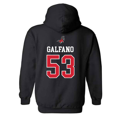 Fairfield - NCAA Men's Lacrosse : Jaden Galfano - Classic Fashion Shersey Hooded Sweatshirt