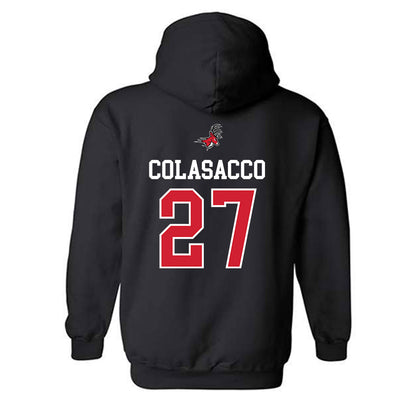 Fairfield - NCAA Women's Lacrosse : Sophia Colasacco - Classic Fashion Shersey Hooded Sweatshirt-1