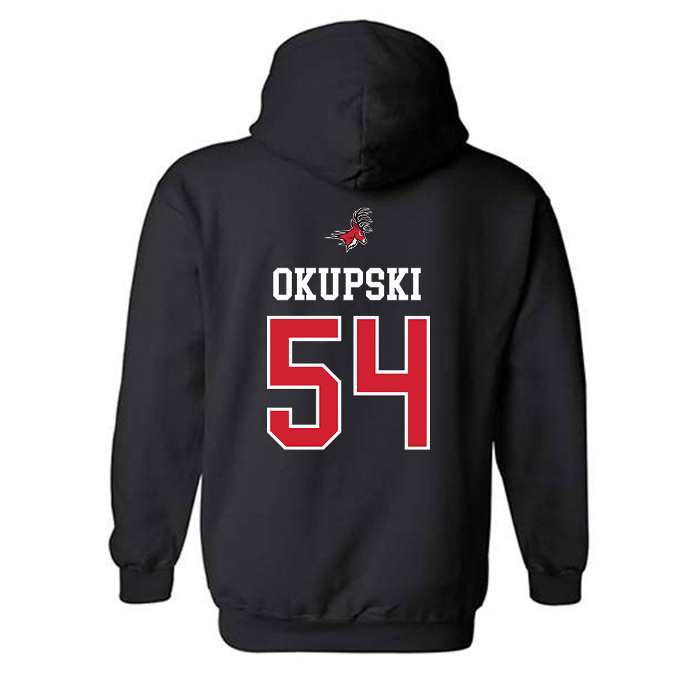 Fairfield - NCAA Men's Lacrosse : Luke Okupski - Classic Fashion Shersey Hooded Sweatshirt