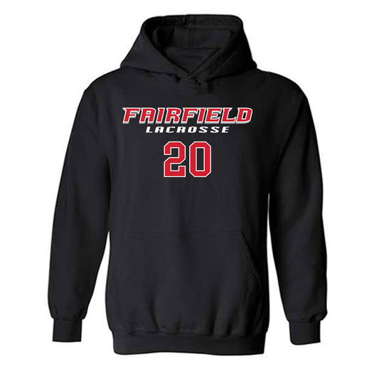 Fairfield - NCAA Men's Lacrosse : Bryce Ford - Classic Fashion Shersey Hooded Sweatshirt