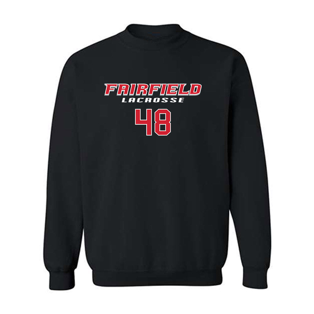 Fairfield - NCAA Men's Lacrosse : Hudson Jenner - Classic Fashion Shersey Crewneck Sweatshirt-0