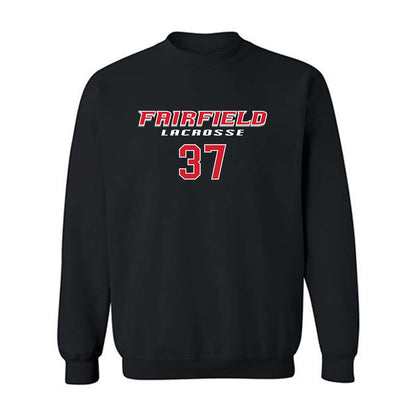 Fairfield - NCAA Men's Lacrosse : Jack Cox - Classic Fashion Shersey Crewneck Sweatshirt-0