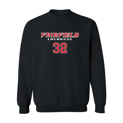 Fairfield - NCAA Men's Lacrosse : Bryce Hrubiec - Classic Fashion Shersey Crewneck Sweatshirt-0