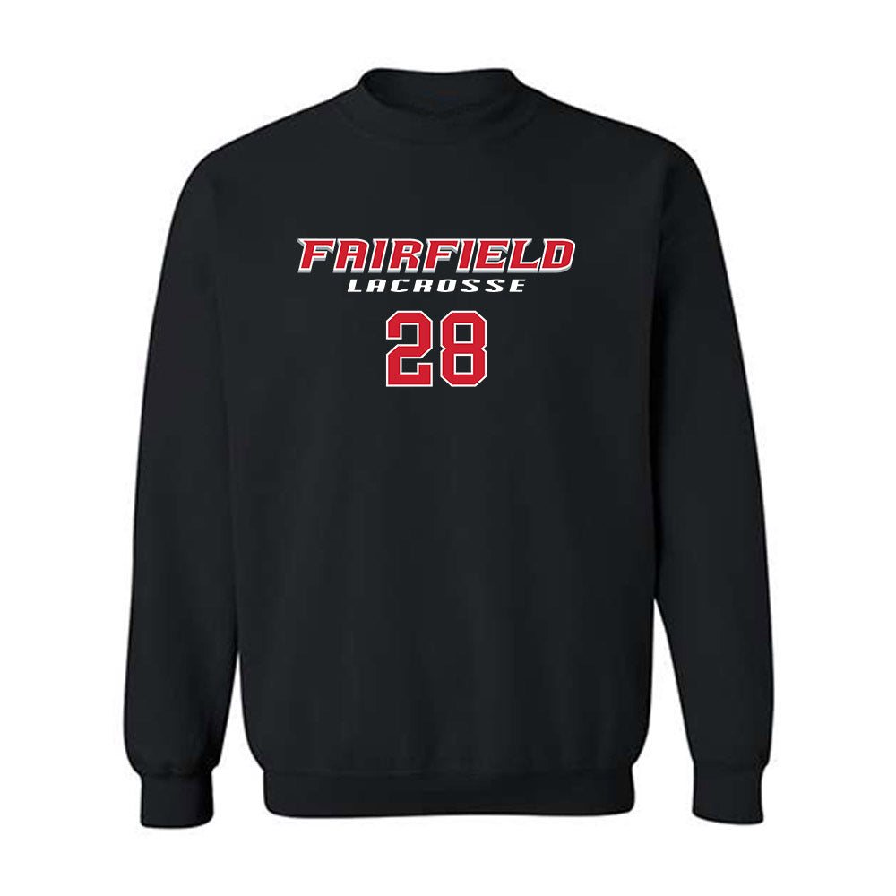 Fairfield - NCAA Men's Lacrosse : Andrew Scully - Classic Fashion Shersey Crewneck Sweatshirt-0
