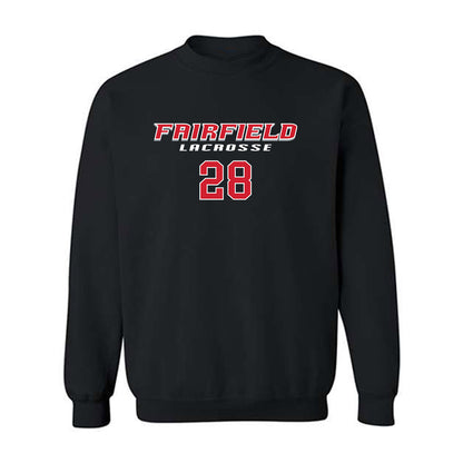 Fairfield - NCAA Men's Lacrosse : Andrew Scully - Classic Fashion Shersey Crewneck Sweatshirt-0