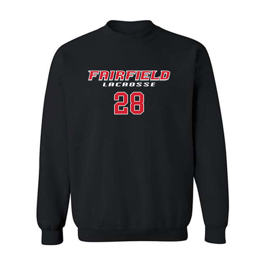 Fairfield - NCAA Men's Lacrosse : Andrew Scully - Classic Fashion Shersey Crewneck Sweatshirt-0
