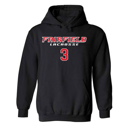 Fairfield - NCAA Men's Lacrosse : Thomas Connolly - Classic Fashion Shersey Hooded Sweatshirt-0