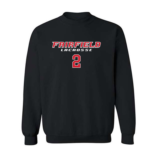 Fairfield - NCAA Men's Lacrosse : Finn Dougherty - Classic Fashion Shersey Crewneck Sweatshirt