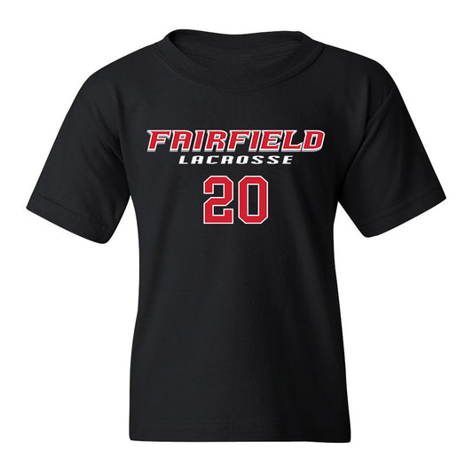 Fairfield - NCAA Men's Lacrosse : John Flynn - Classic Fashion Shersey Youth T-Shirt