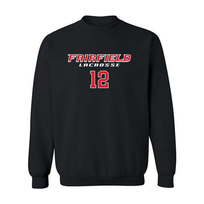 Fairfield - NCAA Women's Lacrosse : Anna Strauss - Classic Fashion Shersey Crewneck Sweatshirt-0