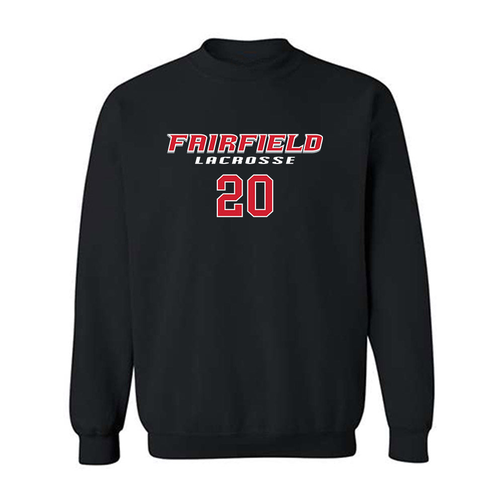 Fairfield - NCAA Men's Lacrosse : John Flynn - Classic Fashion Shersey Crewneck Sweatshirt