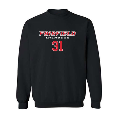 Fairfield - NCAA Women's Lacrosse : Anna Marquardt - Classic Fashion Shersey Crewneck Sweatshirt-0