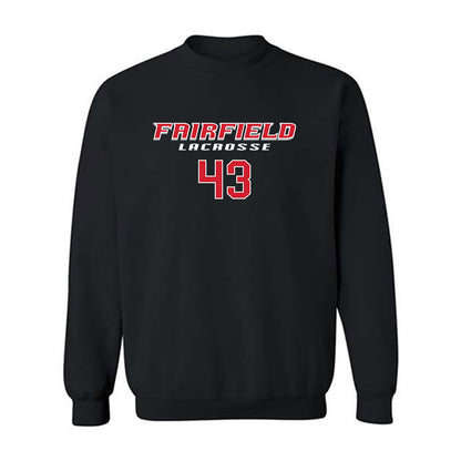 Fairfield - NCAA Men's Lacrosse : Tyler Frampton - Classic Fashion Shersey Crewneck Sweatshirt-0
