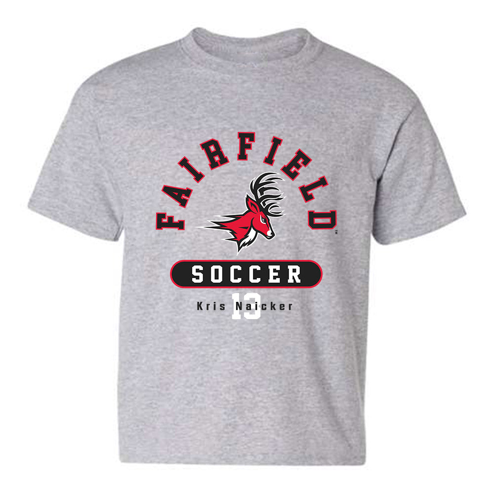 Fairfield - NCAA Men's Soccer : Kris Naicker - Classic Fashion Shersey Youth T-Shirt