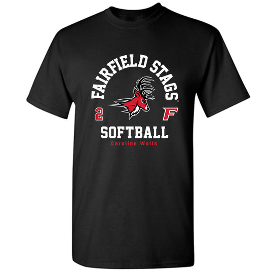 Fairfield - NCAA Softball : Caroline Walls - Classic Fashion Shersey T-Shirt-0