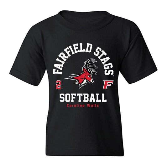 Fairfield - NCAA Softball : Caroline Walls - Classic Fashion Shersey Youth T-Shirt-0