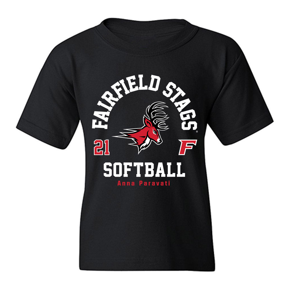 Fairfield - NCAA Softball : Anna Paravati - Classic Fashion Shersey Youth T-Shirt-0