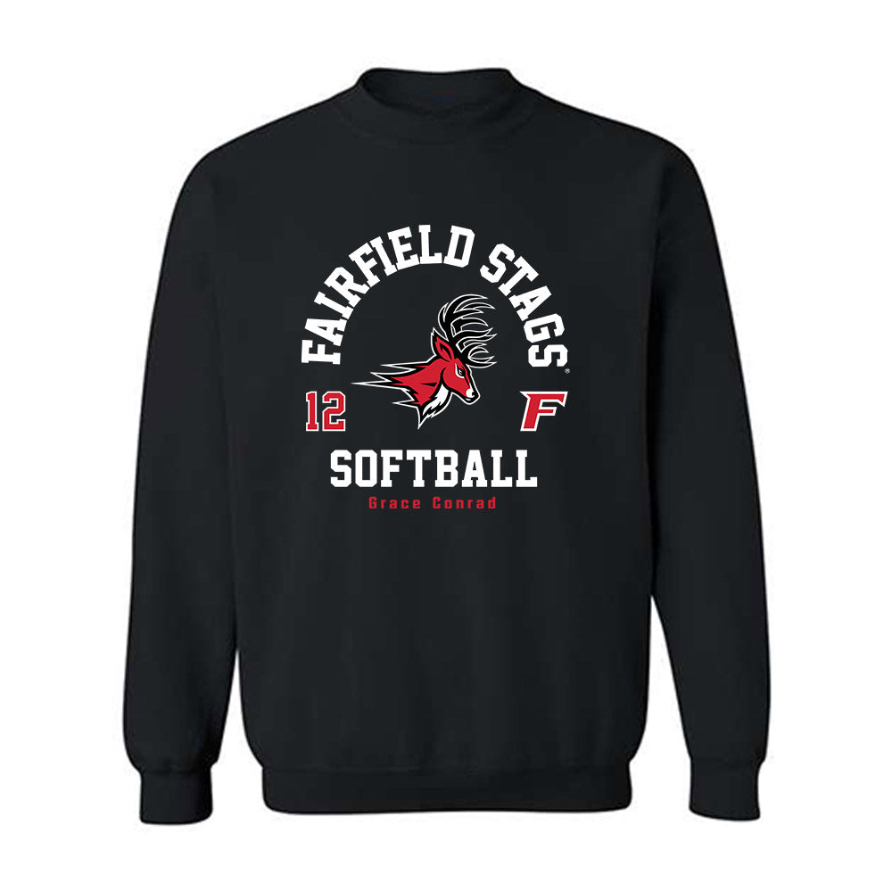 Fairfield - NCAA Softball : Grace Conrad - Classic Fashion Shersey Crewneck Sweatshirt