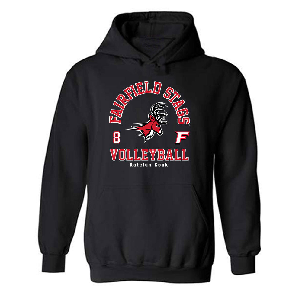 Fairfield - NCAA Women's Volleyball : Katelyn Cook - Classic Fashion Shersey Hooded Sweatshirt