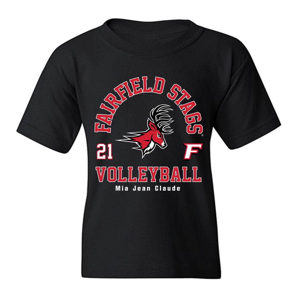 Fairfield - NCAA Women's Volleyball : Mia Jean Claude - Classic Fashion Shersey Youth T-Shirt-0