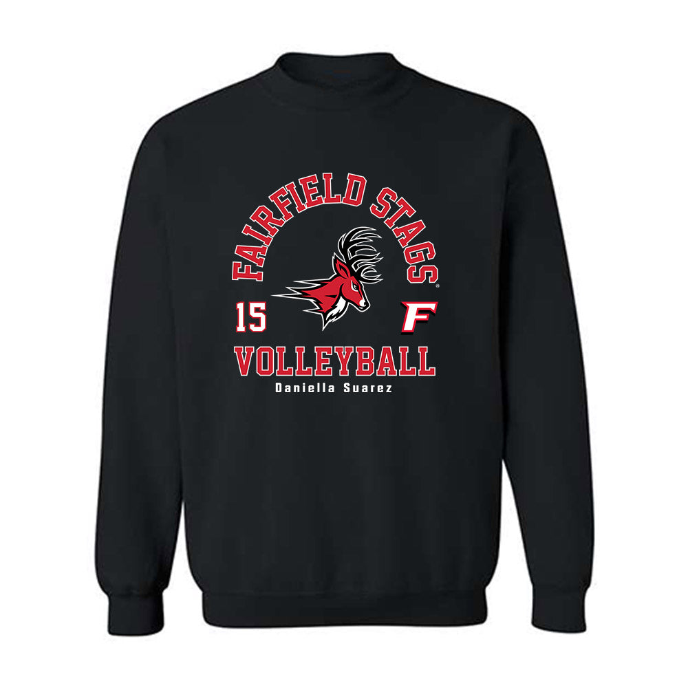 Fairfield - NCAA Women's Volleyball : Daniella Suarez - Classic Fashion Shersey Crewneck Sweatshirt-0
