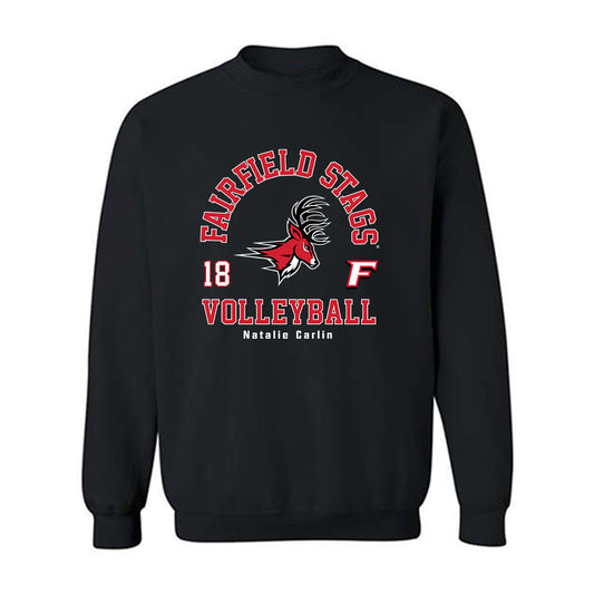 Fairfield - NCAA Women's Volleyball : Natalie Carlin - Classic Fashion Shersey Crewneck Sweatshirt-0