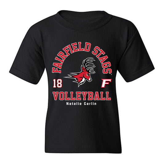 Fairfield - NCAA Women's Volleyball : Natalie Carlin - Classic Fashion Shersey Youth T-Shirt-0