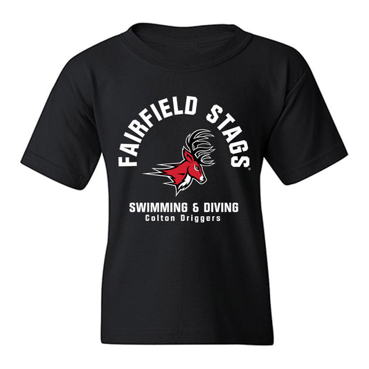 Fairfield - NCAA Men's Swimming & Diving : Colton Driggers - Classic Fashion Shersey Youth T-Shirt-0