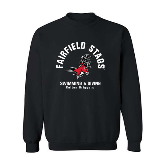 Fairfield - NCAA Men's Swimming & Diving : Colton Driggers - Classic Fashion Shersey Crewneck Sweatshirt-0