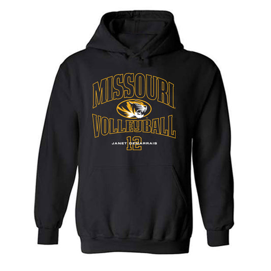 Missouri - NCAA Women's Volleyball : Janet DeMarrais - Classic Fashion Shersey Hooded Sweatshirt-0