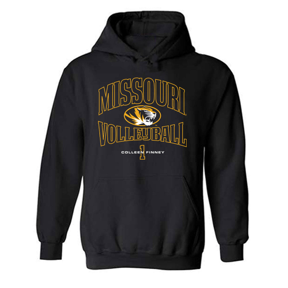 Missouri - NCAA Women's Volleyball : Colleen Finney - Classic Fashion Shersey Hooded Sweatshirt-0