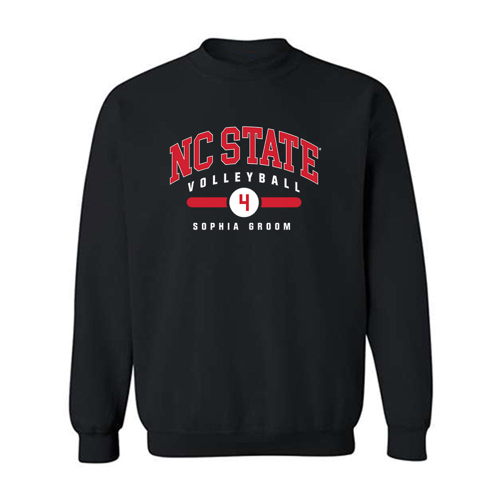 NC State - NCAA Women's Volleyball : Sophia Groom - Classic Fashion Shersey Crewneck Sweatshirt