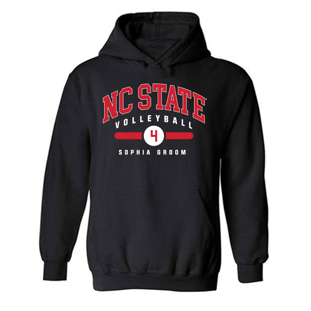 NC State - NCAA Women's Volleyball : Sophia Groom - Classic Fashion Shersey Hooded Sweatshirt